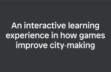 Games for Cities